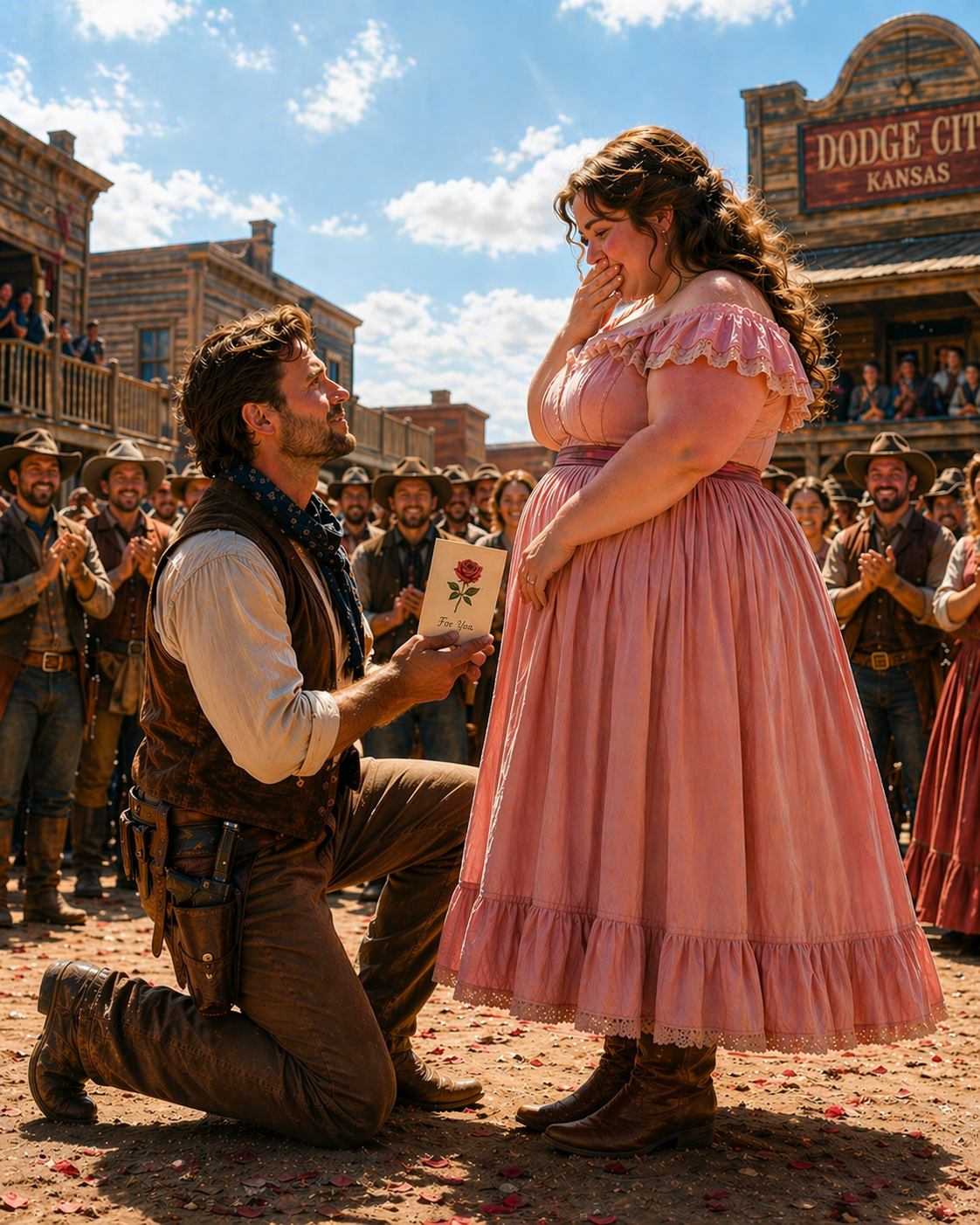 She Spent Years Making Valentines for People Who Mocked Her — He Spent a Year Making One for Her Every Single Week. She Didn’t Know Until He Knelt Down in the Town Square.