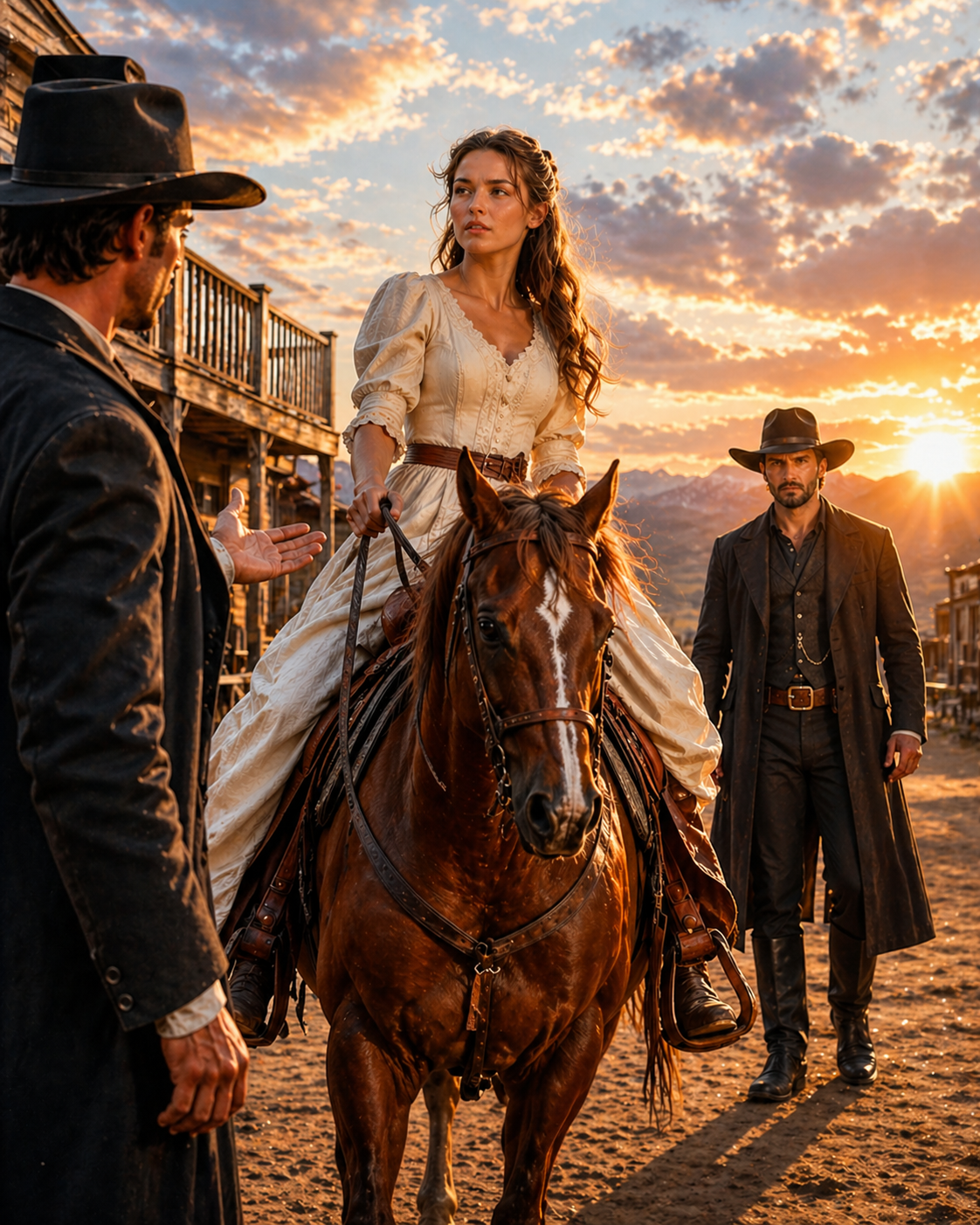 He Said “Marry Me or Lose Everything” — She Said No, Rode Home, and by Nightfall a Stranger She’d Never Met Was Standing Between Her and the Dark