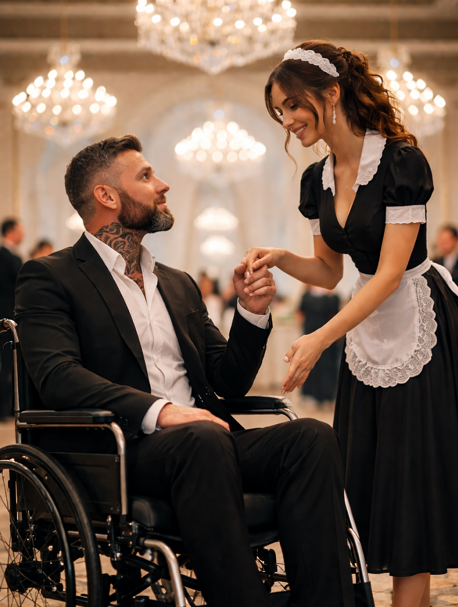 Paralyzed Boss Ignored Every High-Society Woman at the Gala—Until the “Worthless” Waitress Asked Him to Dance, And It Changed Both Their Destinies Forever