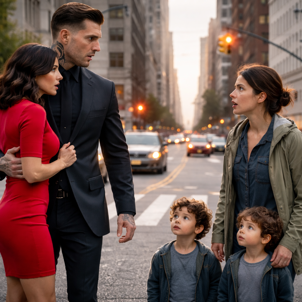 The Mafia Boss Was Driving His Fiancée Home — Until He Saw His Ex at a Crosswalk With Twins Who Had His Exact Eyes