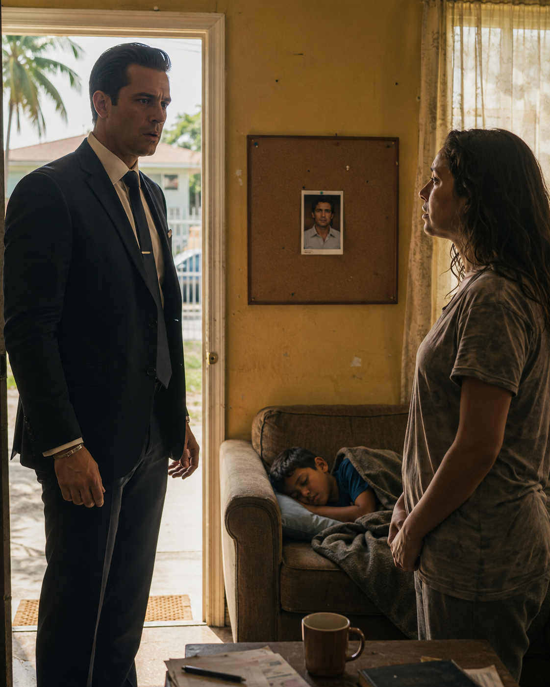 He Showed Up at His Maid’s Door to Fire Her on the Spot — What He Saw on That Wall Made Him Forget Every Word He’d Prepared
