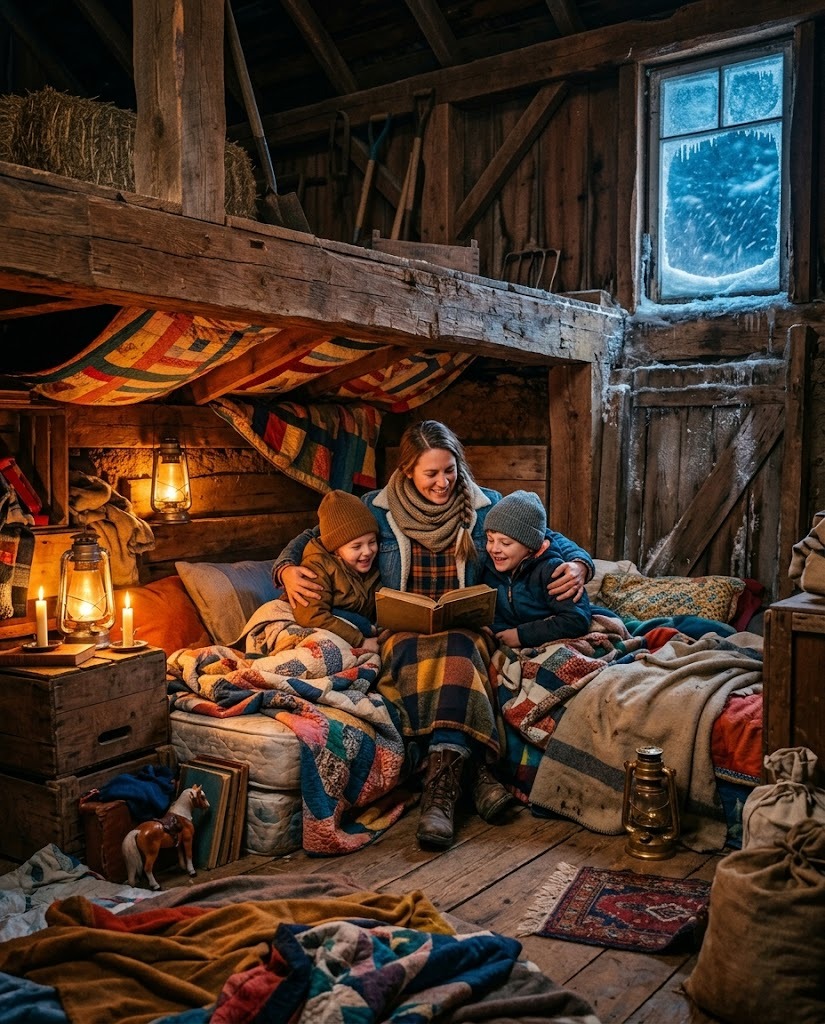 She hid her children’s bedroom under the barn — Then the blizzard made it their only shelter