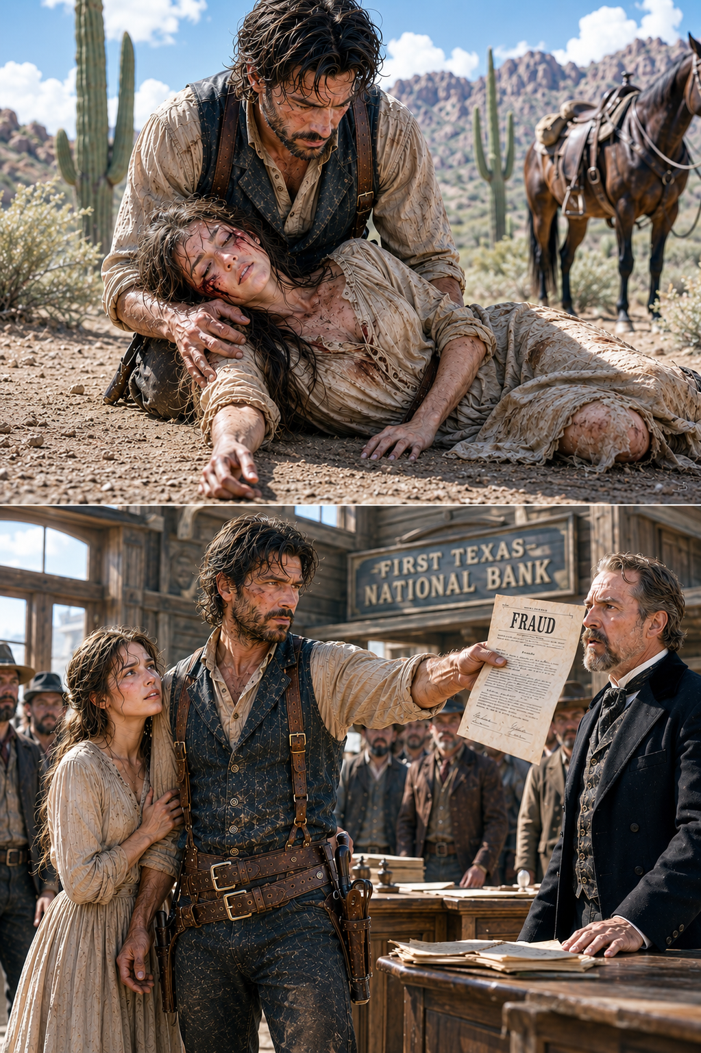 “She was beaten and abandoned to perish on a texas trail — then a cowboy carried her home and exposed a banker’s deceit