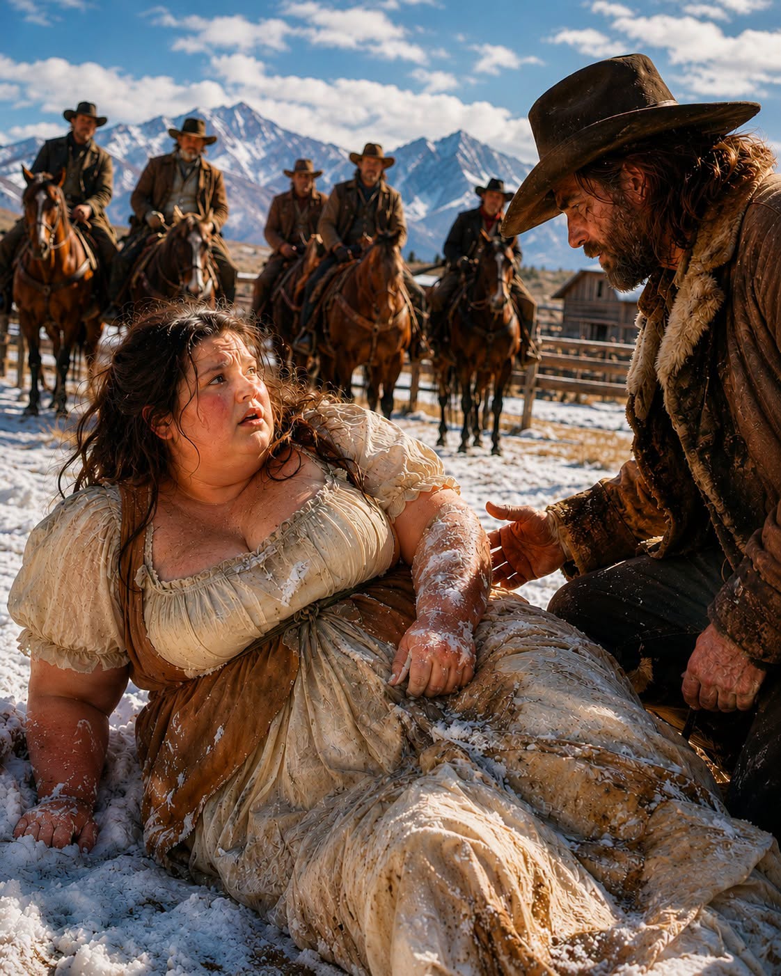 They Left the Ranch Girl to Freeze in the Snow — Then the Mountain Man Heard Her Whisper, “No One Ever Chose Me Before”