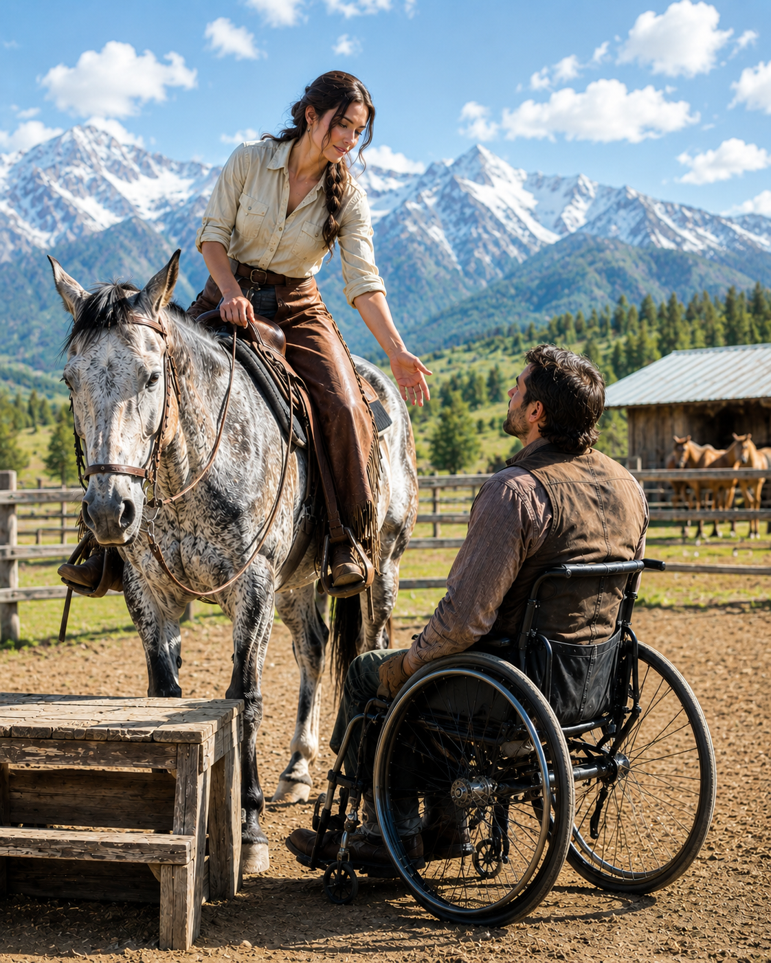 “Mountain Rat,” He Called Her the Night She Arrived—She Stayed Anyway, and Taught the Broken Rancher to Ride Again