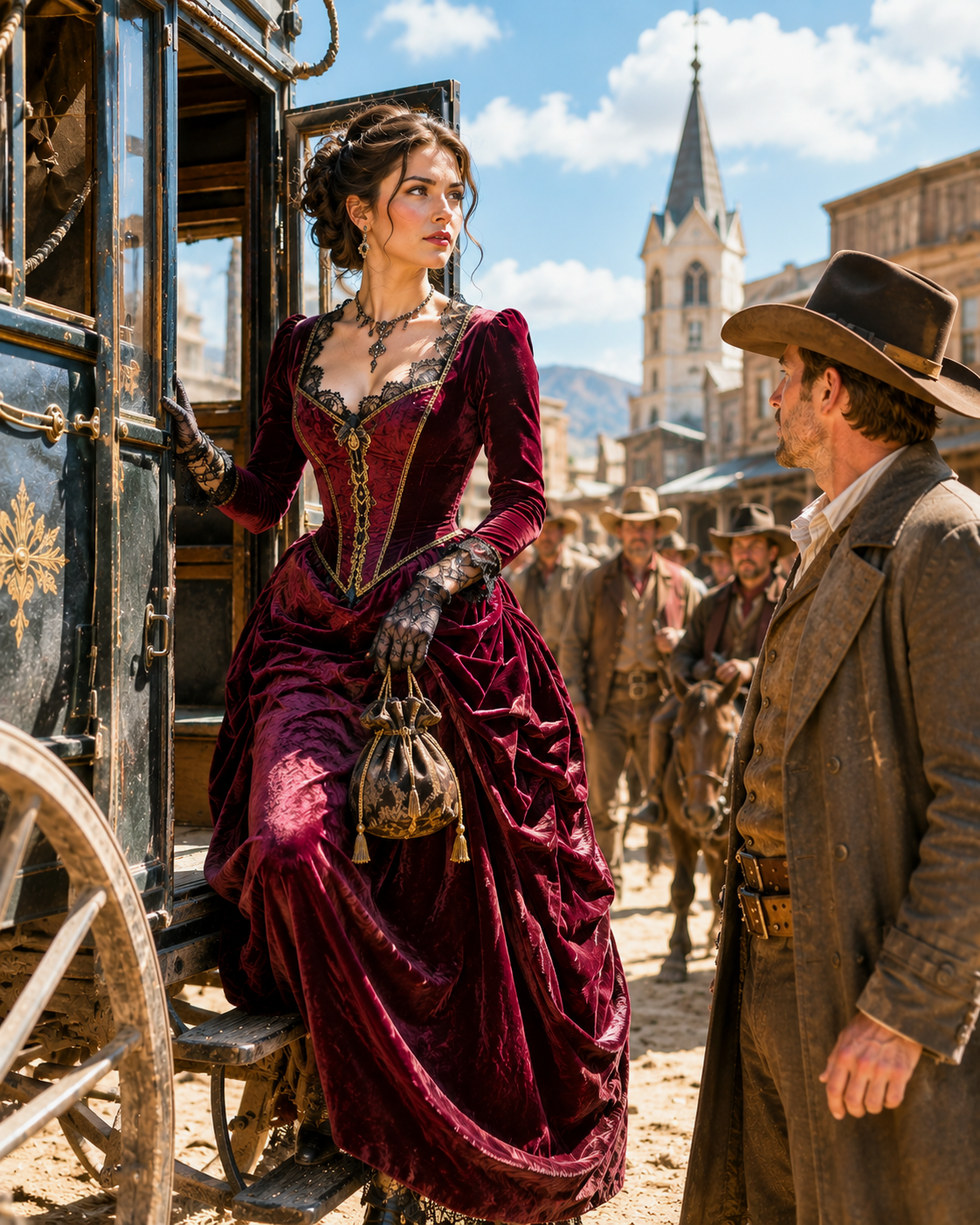 “That Can’t Be My Bride,” He Said—The Woman in Velvet Stepped Off Anyway, and She Was Carrying a Death Sentence in Her Reticule