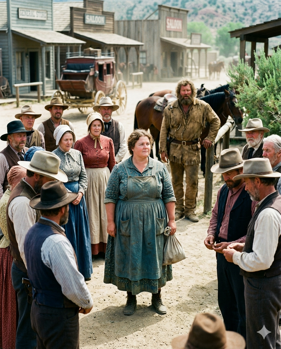 The town roared with laughter when the mountain man sought a wife — then the woman nobody wanted asked one question that stripped them all bare
