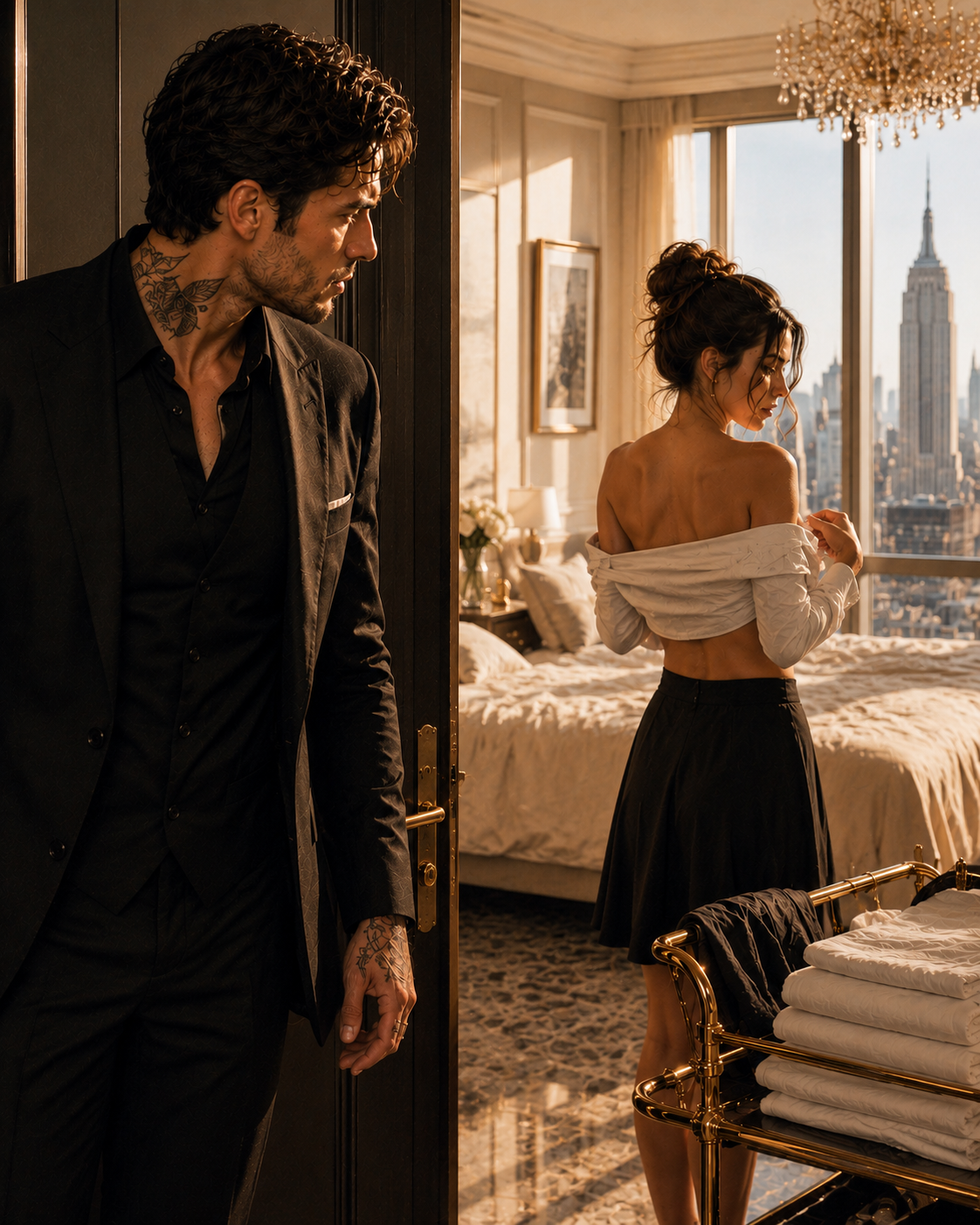 The Billionaire Mafia Boss Opened the Wrong Door — And Accidentally Saw His Maid N@ked… Then Realized She Was the One Woman His Past Could Never Forget