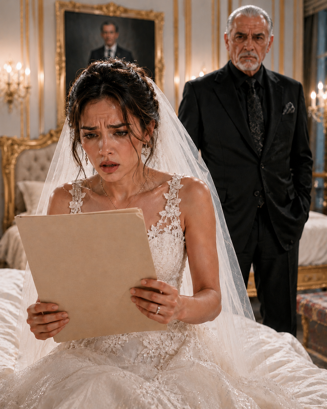 She Married The Aging Mob Boss To Save Her Brother — Then Found Her Own Name On A Funeral File Inside His Study On Their Wedding Night