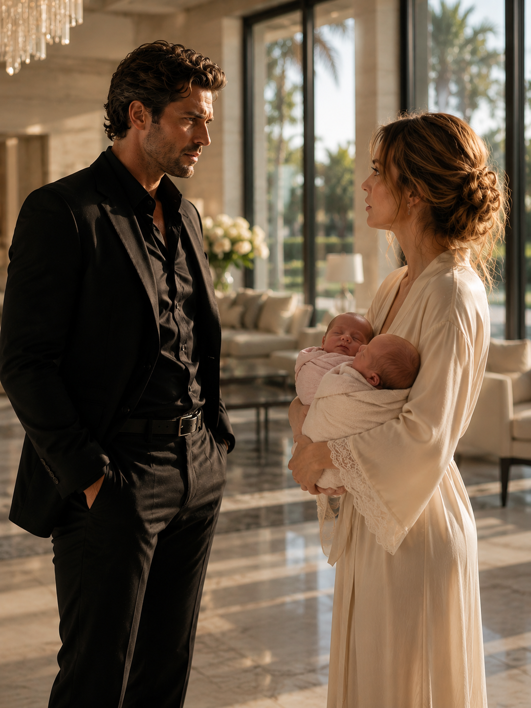 He Came Home From Monaco Smiling Like A Man Who Had Never Lost Anything — Then His Ex Walked In With Two Babies He Didn’t Know Had Survived