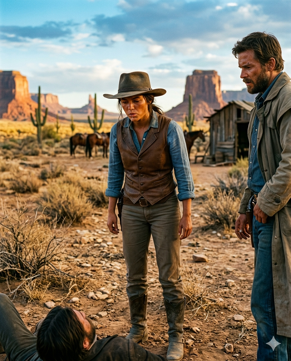 Sarah stood over Victor Hail’s body in the dirt and spit on him — “That was for my sister. You remember my sister, Victor?” — Ethan said: “What sister?” — what did the man who killed his wife have to do with the two little girls he’d just found in a shack?