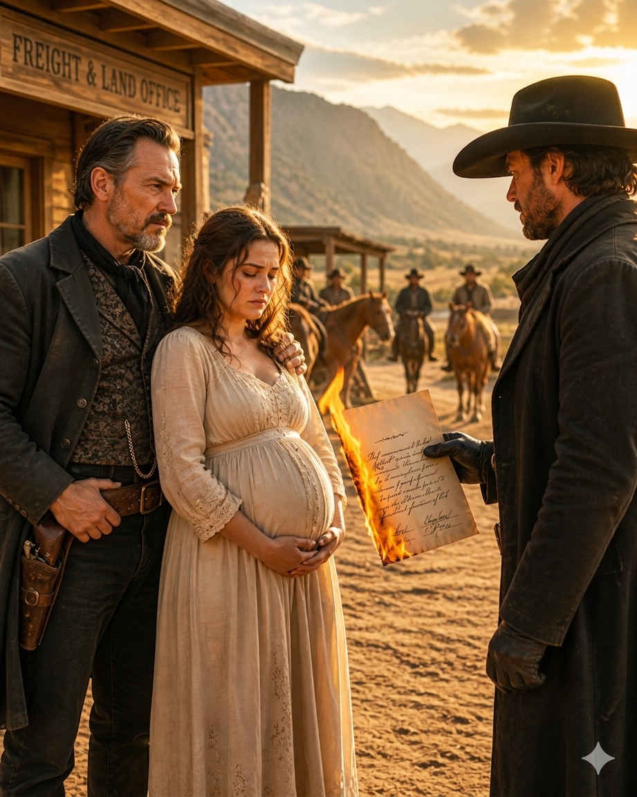 Her Father Sold Her While She Was Pregnant—Then the Mountain Cowboy Burned the Contract