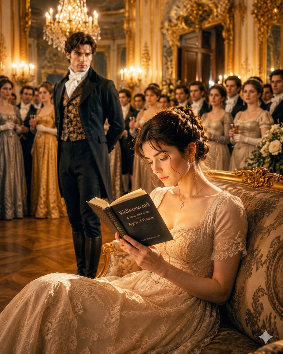 Everyone Expected Him to Choose the Beautiful Sister—Until He Found Her Reading Wollstonecraft in His Ballroom