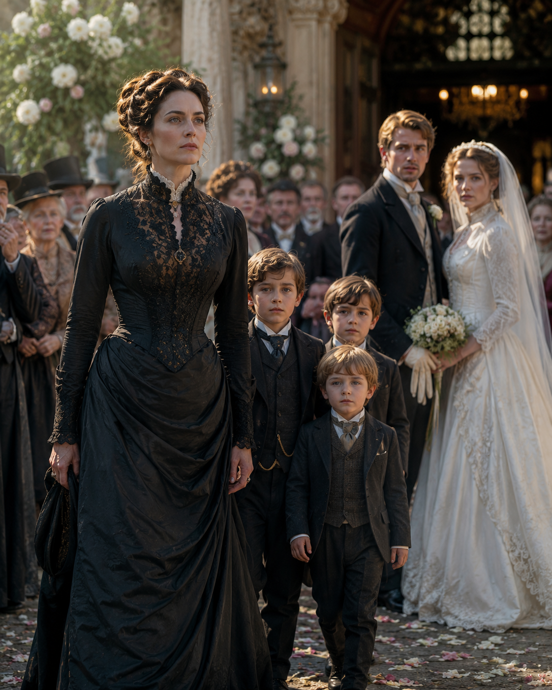Her Husband Cast Her Out as Barren—She Walked Into His Second Wedding with Three Sons and Said Nothing at All