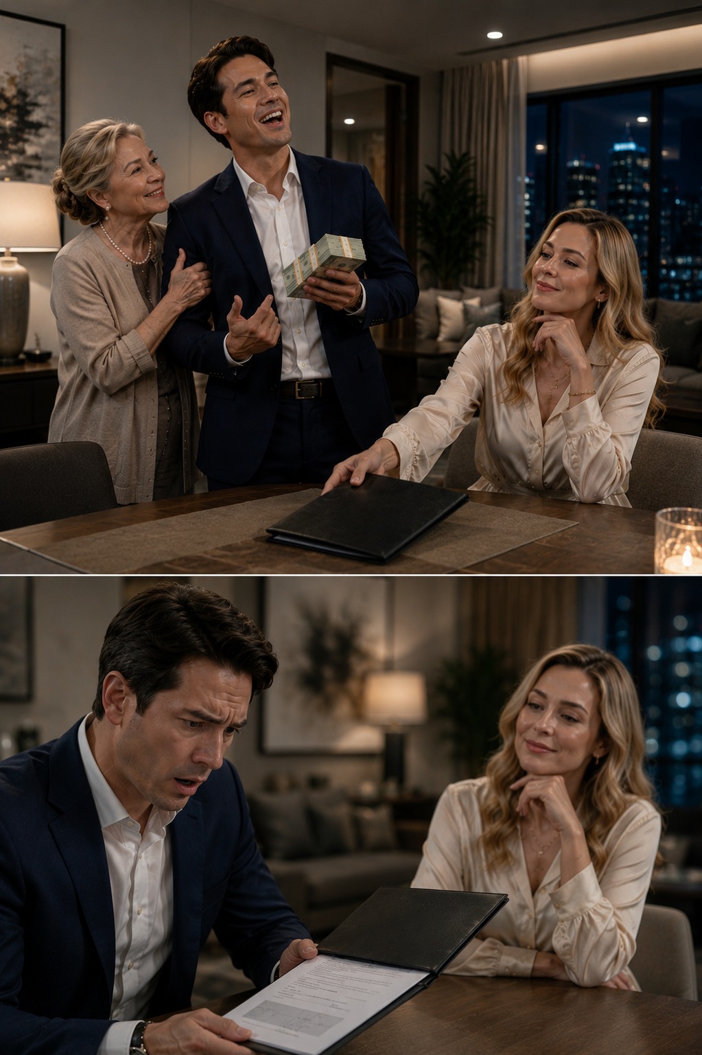 My Husband Came Home Proud, Announcing He’d Given His Entire Paycheck To His Mother. I Smiled And Put A Folder On The Table And The Smile Died On His Face