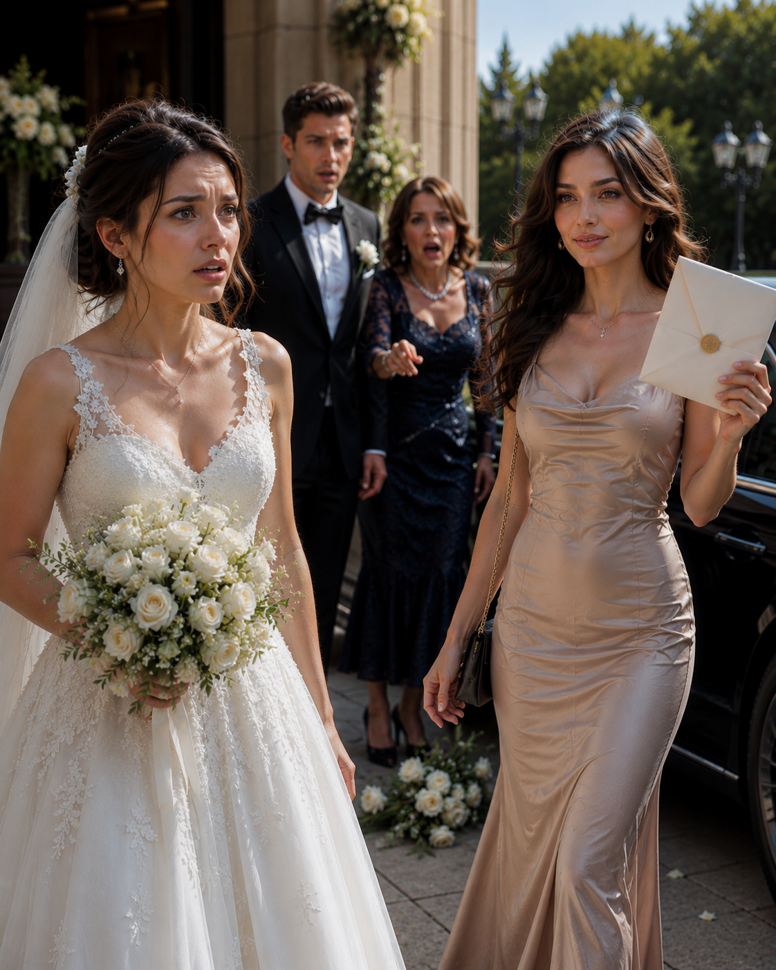 My Best Friend Borrowed $24,000 And Vanished — Three Years Later She Stepped Out Of A $300,000 Car At My Wedding Carrying An Envelope That Changed Everything