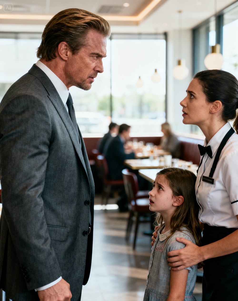 Waitress Defended Mafia Boss’s Daughter — Not Knowing He Witnessed Her Act And His Next Move Would Change Her Life Forever