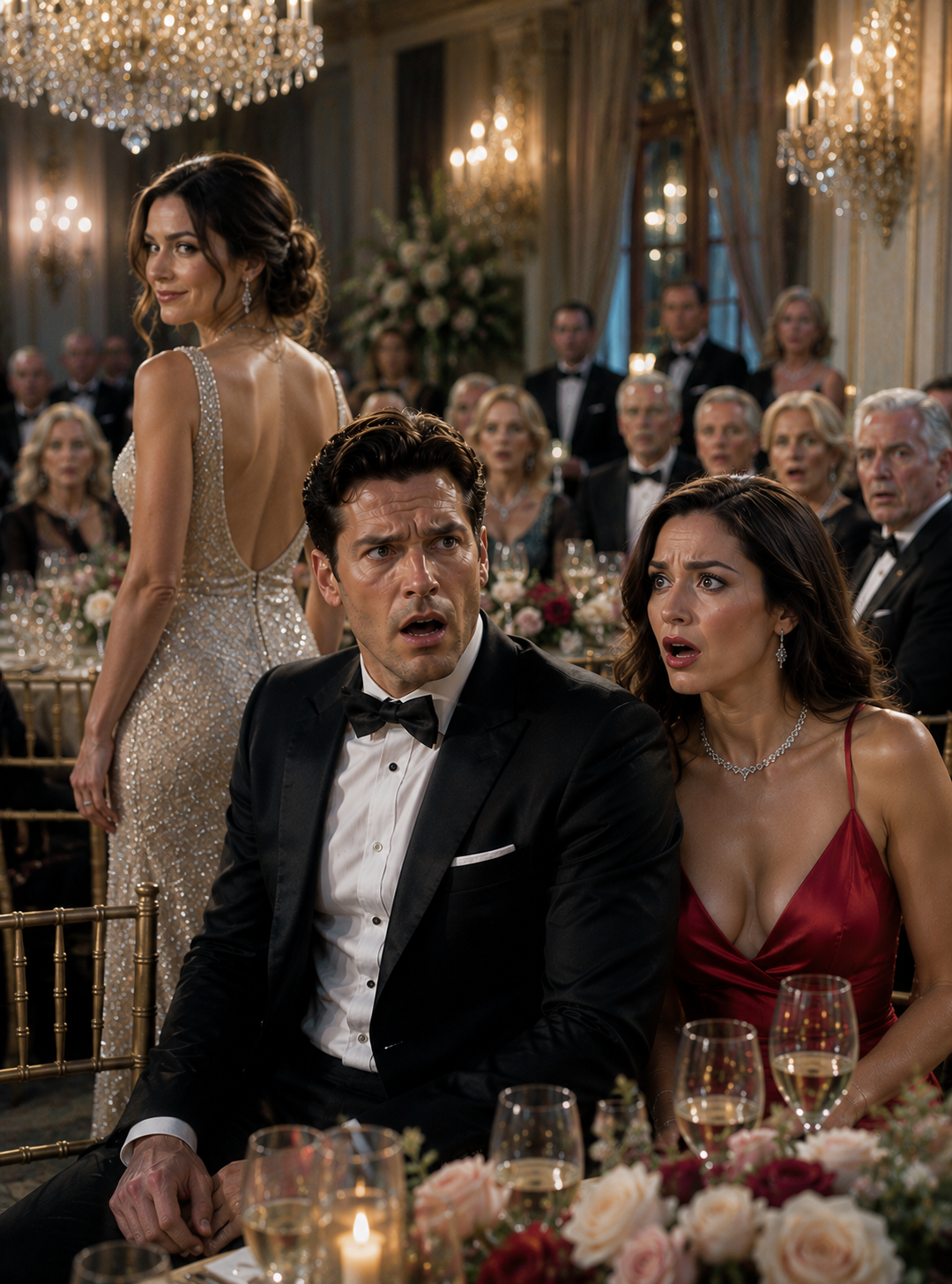 He Brought His Mistress To Replace His Wife At The Gala — Froze When The Auctioneer Called His Wife’s Name Instead