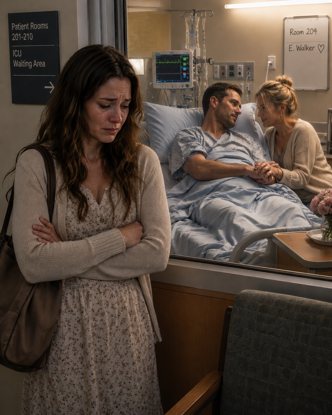 He Left For A Church Conference And Came Back In A Hospital Bed — The Woman In The Next Room Was The One He Chose Over Me