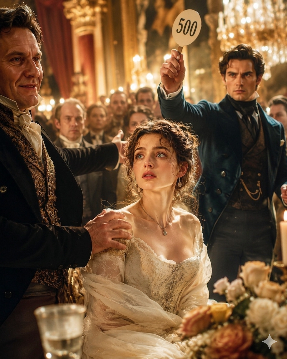 Her Stepfather Auctioned Her as a Joke—A Duke at the Back of the Room Said “£500” and Changed Everything She Believed About Herself
