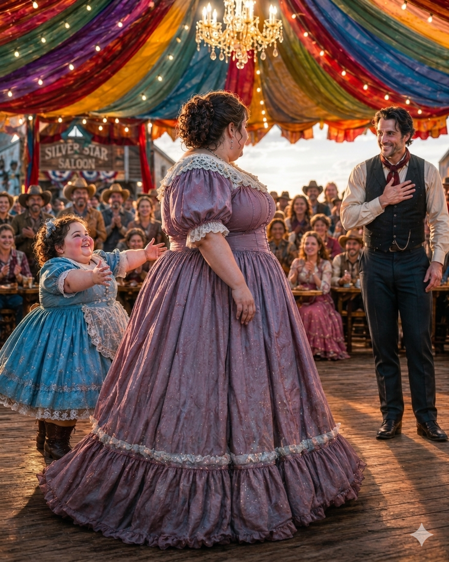 Nobody Will Dance With My Obese Daughter,The Rancher Said—The Curvy Woman No One Ever Chose Said Yes