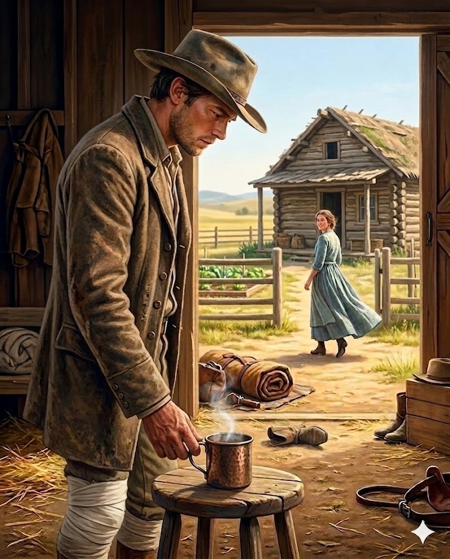 He Slept in the Barn So She Could Have the House—She Left His Coffee on the Side Closest to His Good Leg Without Being Told