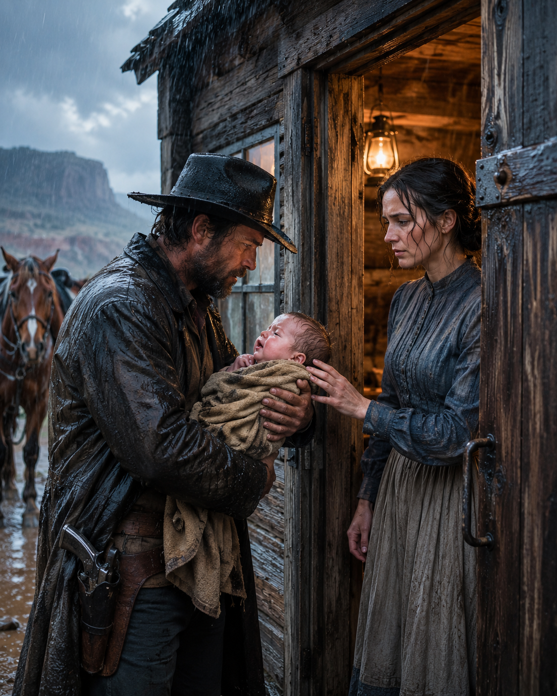 His Baby Was Starving in the Storm—But the Woman at the Door Said Her Milk Had Nowhere to Go Since Her Son Died