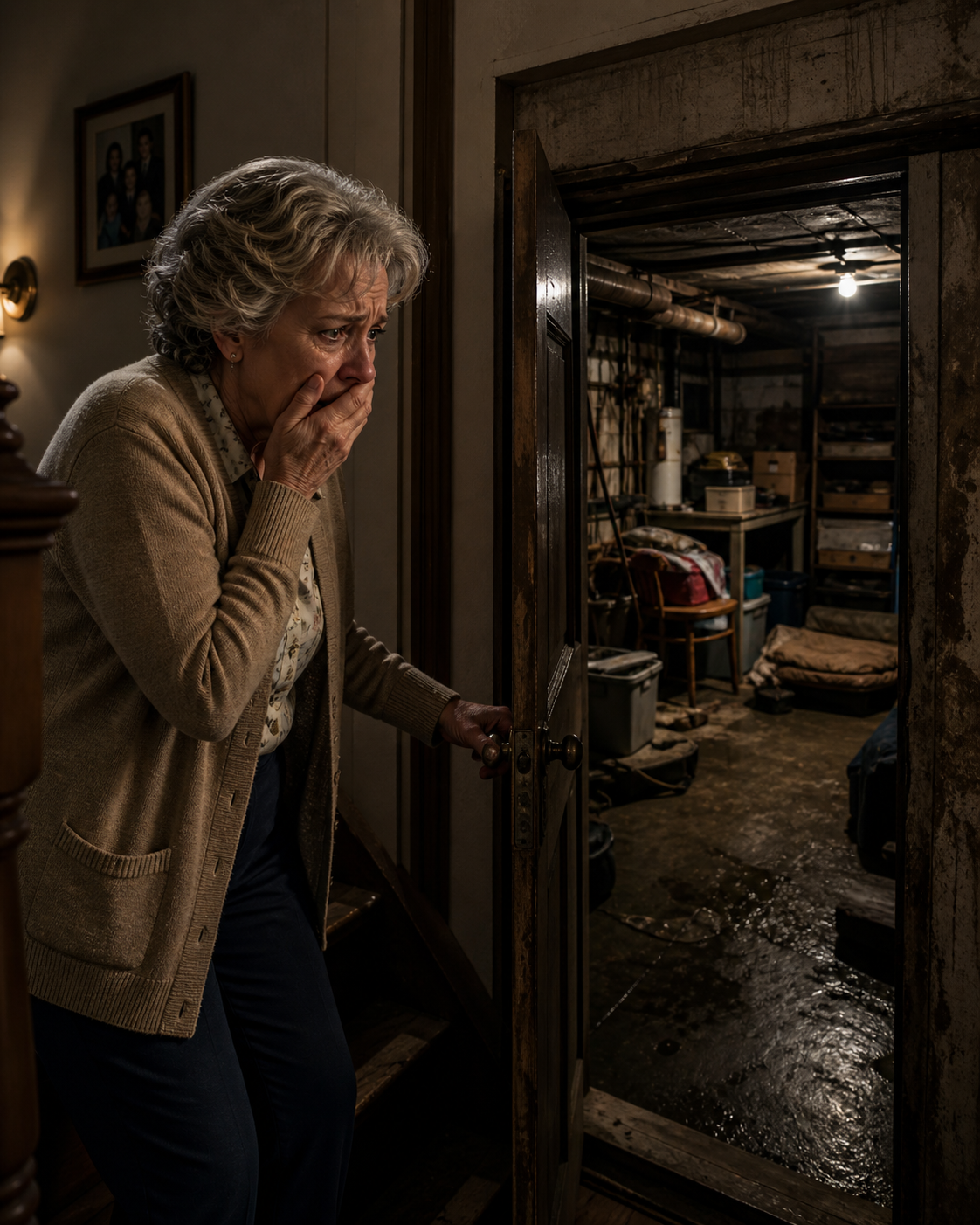 My Grandson Hadn’t Come To Visit Me In Three Weeks — When I Finally Went To His House Without Warning And Reached The Locked Basement Door, What I Heard On The Other Side Shattered Me Completely