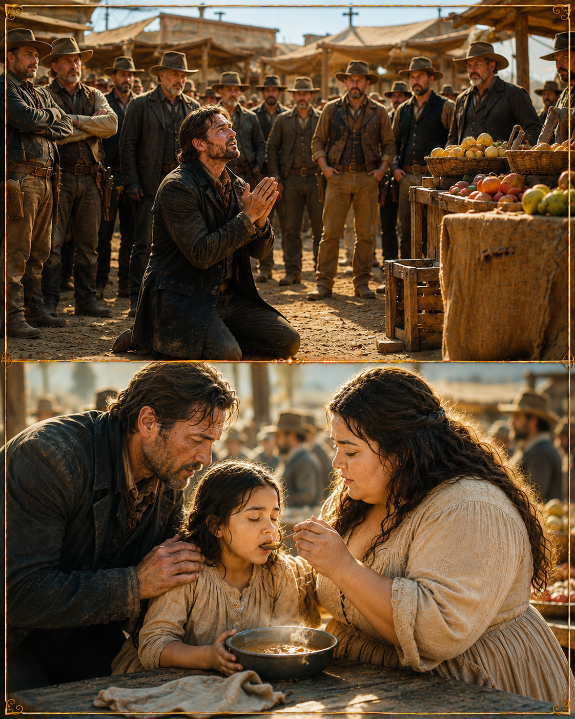 He Begged a Stranger at the Market to Make His Daughter Eat—But the Woman Everyone Mocked Was the Only One Who Knew How