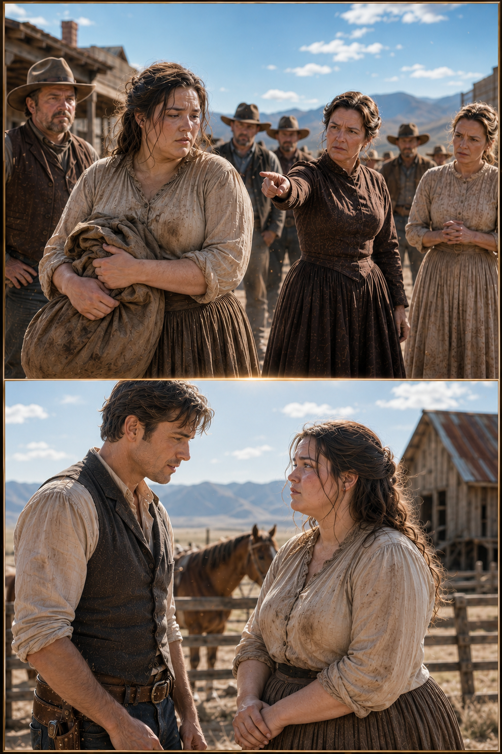 They Sent the Girl They Called a Burden to the Ranch of the Man They Called a Beast—But She Recognized His Rage Because She Had Been Carrying the Same Thing Her Whole Life