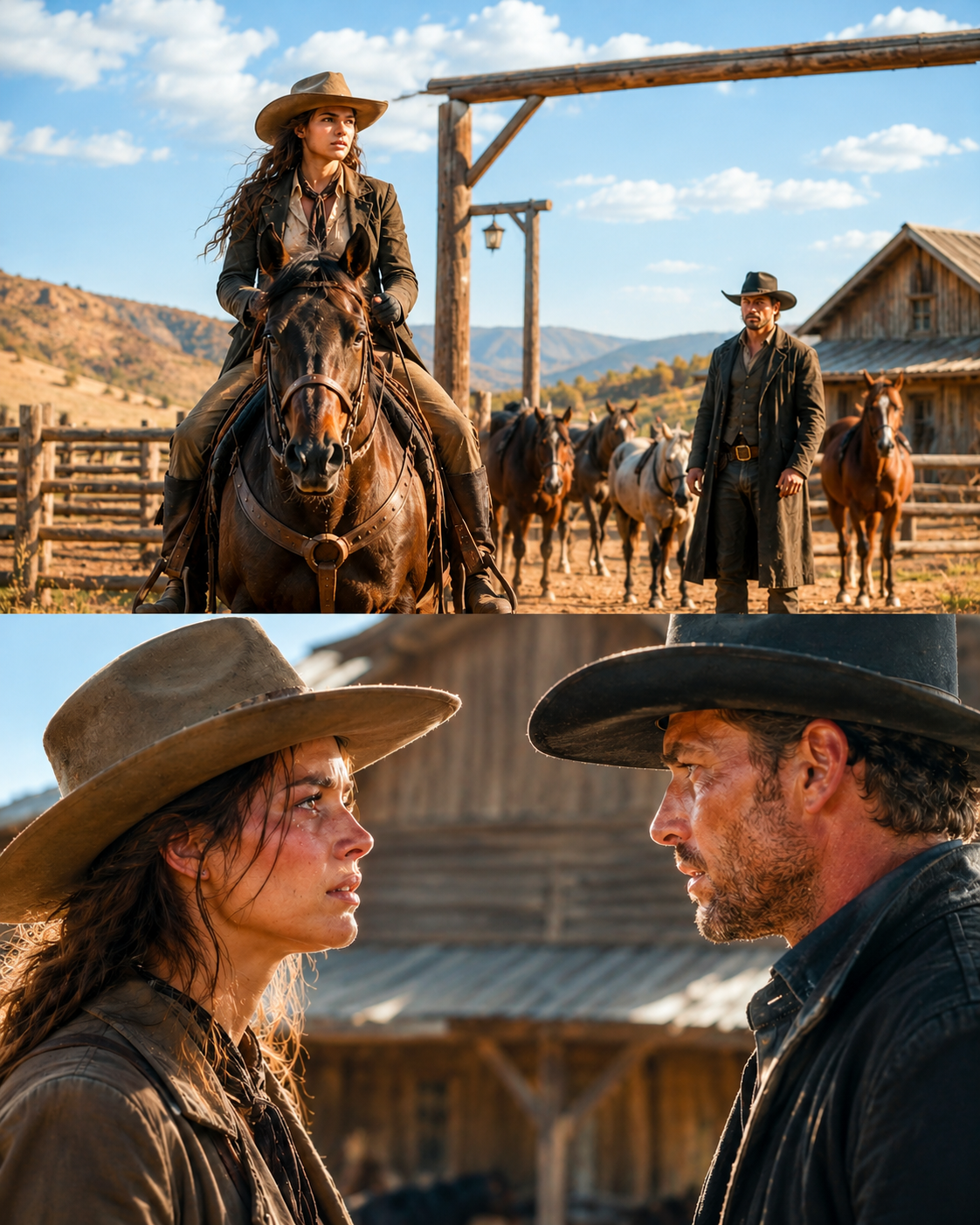 She Rode to Black Hollow Ranch to Buy Horses and Found the Man She Lost Twelve Years Ago—But When He Said Her Name She Almost Turned and Rode Away