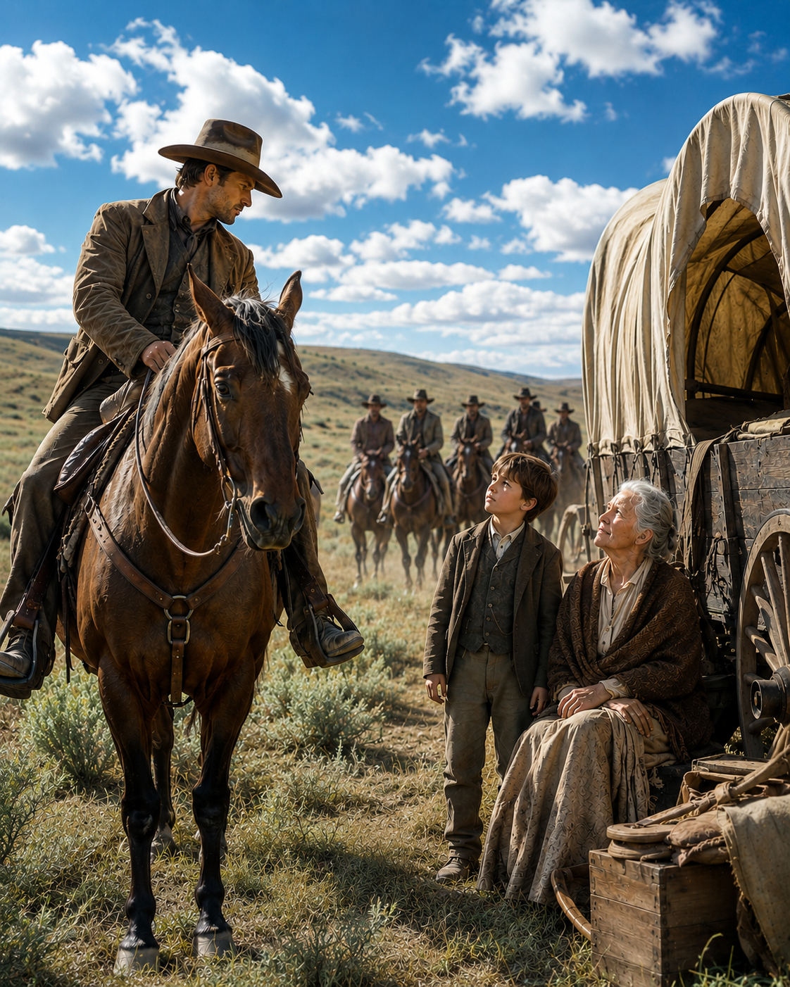He Found Boy and His Grandmother Stranded on the Prairie—A Boy Who Inherited an Empire and the Men Coming to Take It