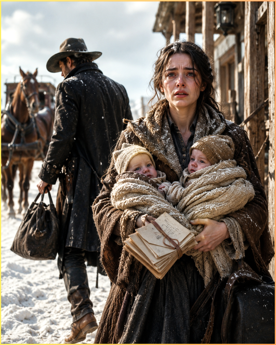 She Arrived With Twin Babies and a Stack of His Letters—”I Did Not Agree to Another Man’s Children,” He Said and Left Her in the Snow