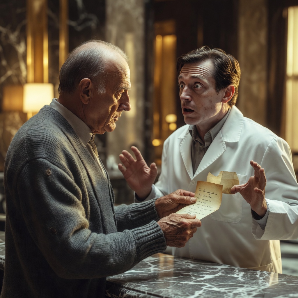 Pretending To Be A Poor Man, The Hospital Director Wanted To Teach An Arrogant Doctor A Lesson For His Disdainful Attitude. However, A Mysterious Note Slipping From The Doctor’s Coat Pocket Left The Director Completely Stunned…