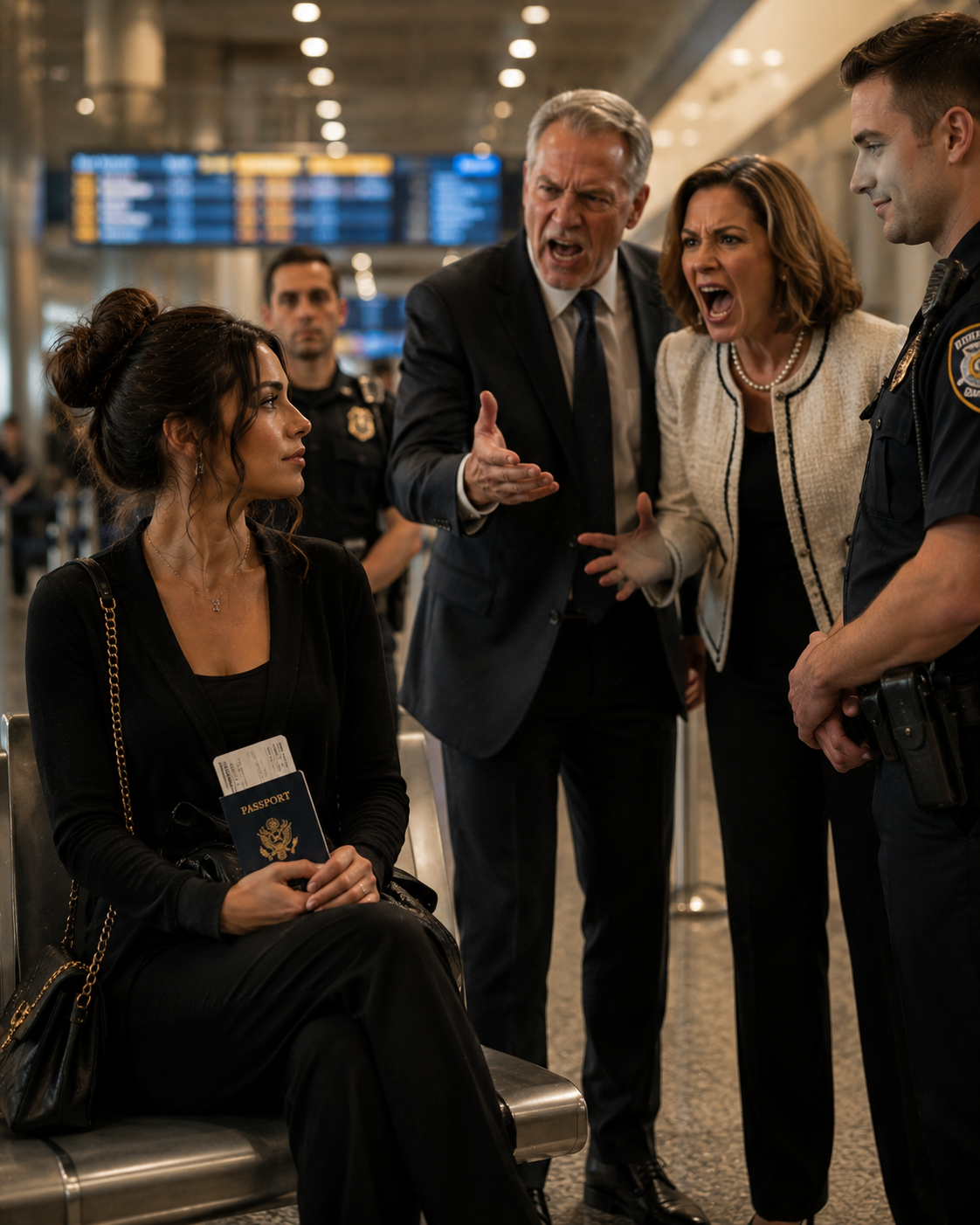 My Parents Reported My Passport Stolen and Called for My Arrest at the Gate — But the Officer Who Walked Over Already Knew My Name