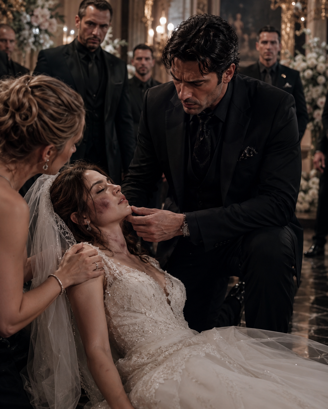 She Collapsed Before She Could Say “I Do” — Then the Most Feared Man in the Room Lifted Her Veil