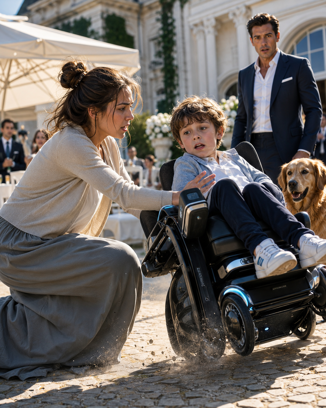 The Billionaire’s Dog Knocked Her Into His World — Then One of His Charity Devices Nearly Broke a Child Under Her Care
