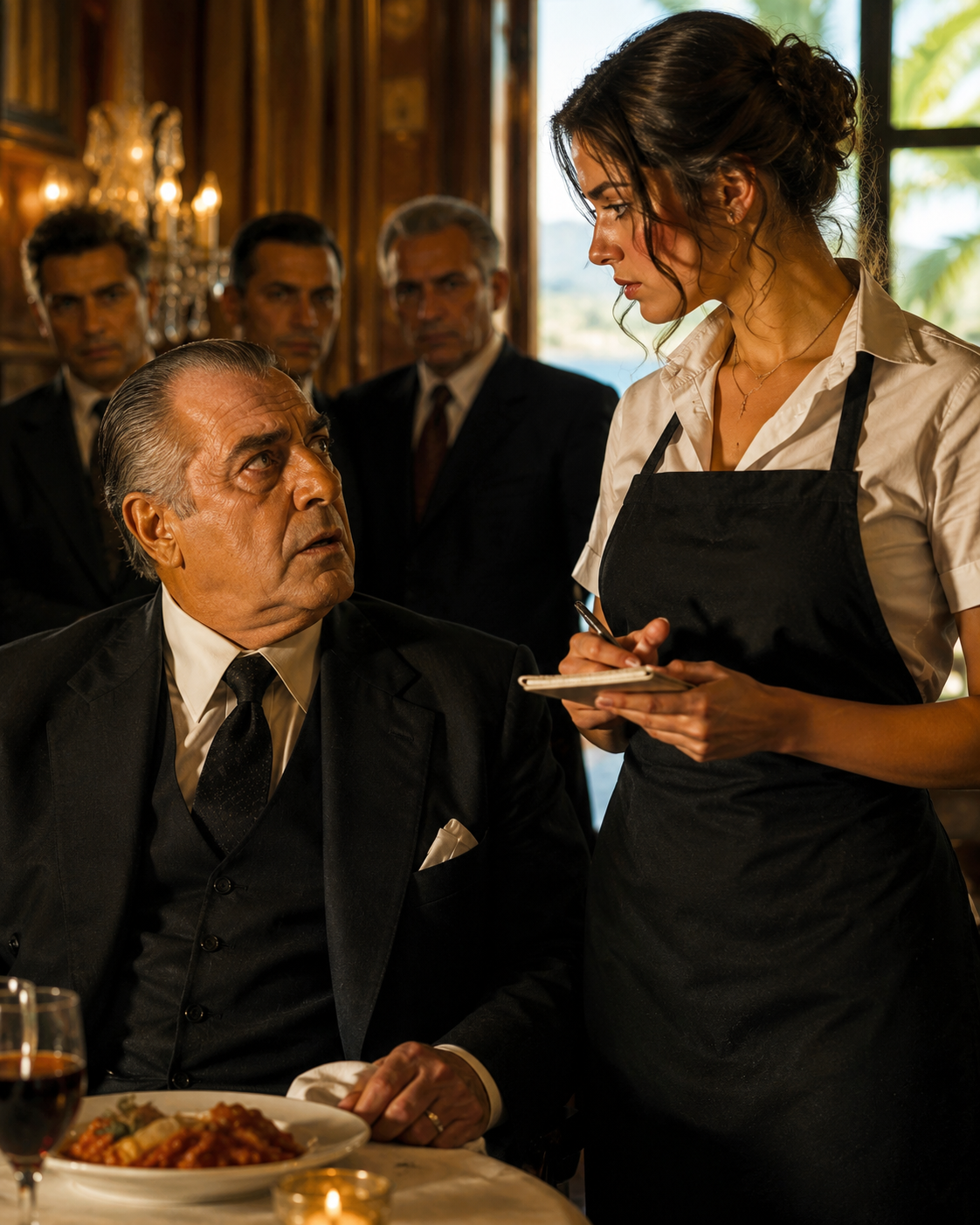The Mafia Patriarch Froze When the Waitress Spoke Sicilian — Then He Learned Her Grandmother Had Saved His Life