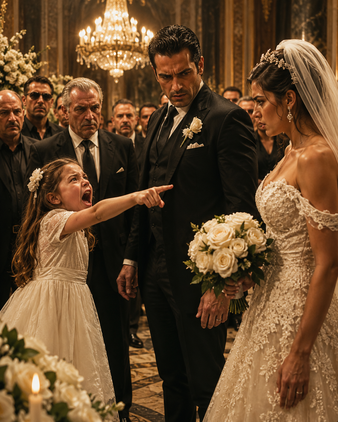 “Don’t Marry Her!” the Little Girl Screamed — Then the Mafia Boss Learned His Bride Had Killed Her Father