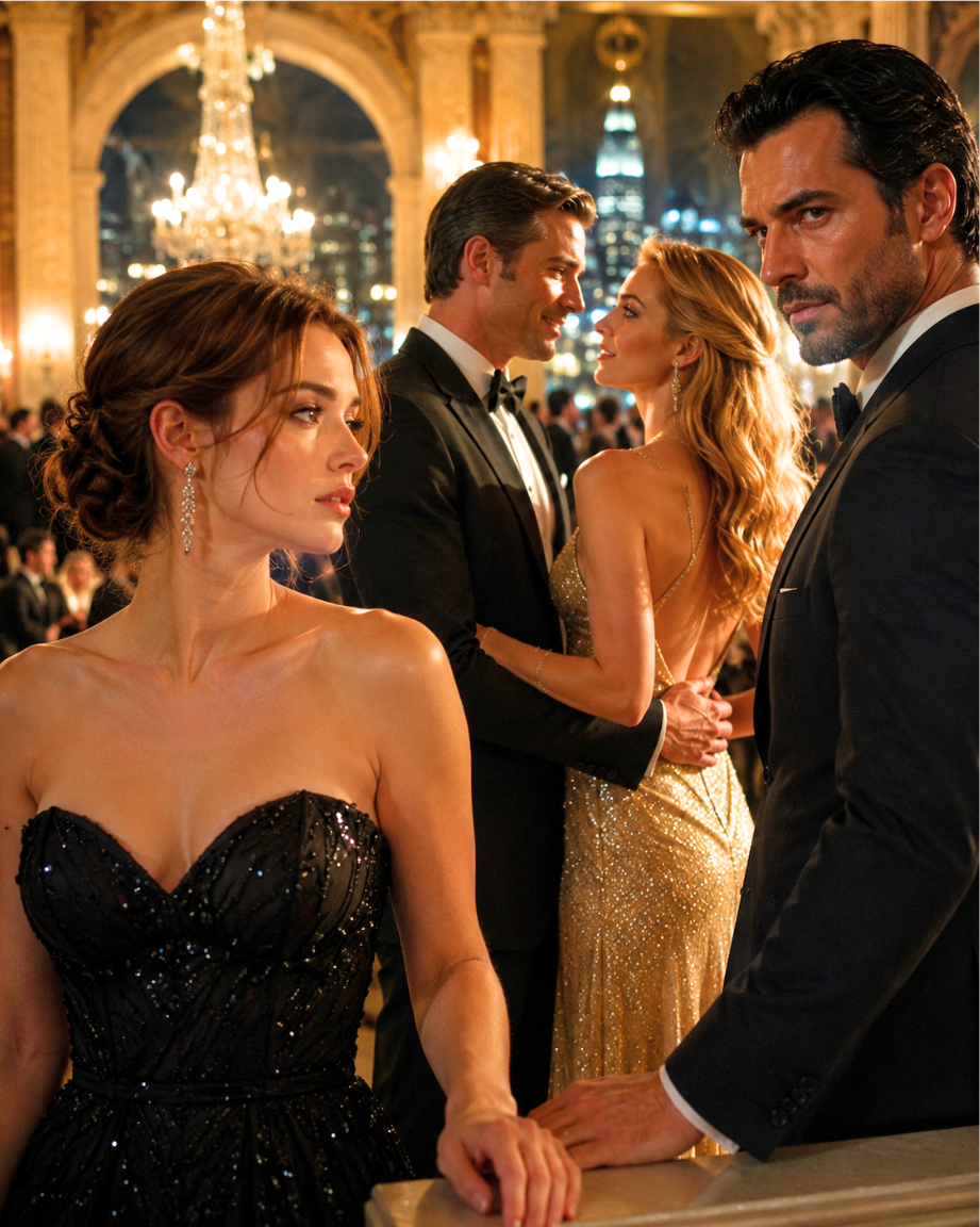 She watched her husband parade his mistress at New York’s biggest gala — Then the city’s most feared man took her arm and changed everything.
