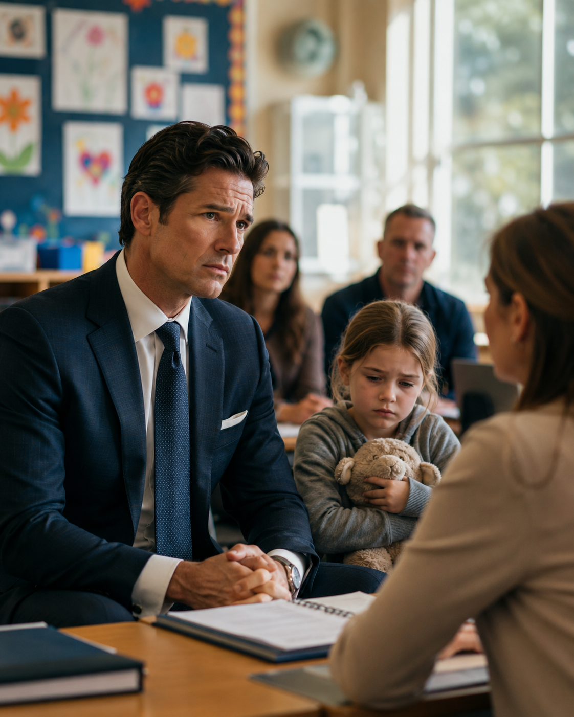The Billionaire Arrived Early For A Parent Meeting — And Discovered His Daughter Had Been Going Hungry For Months.