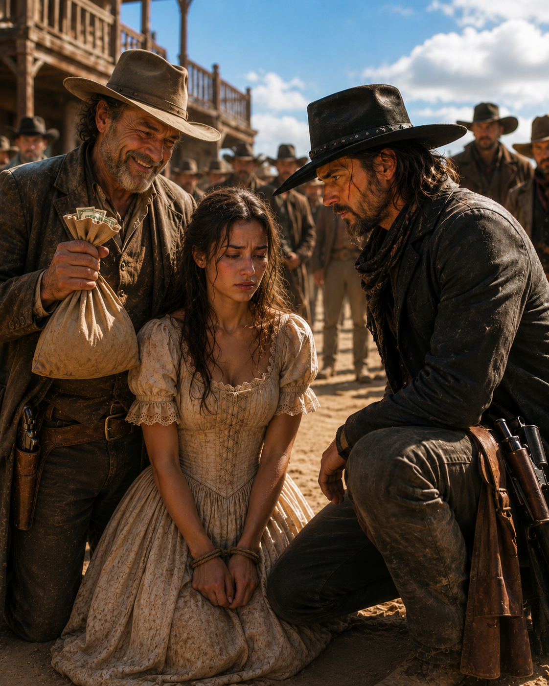 Her father traded her for gambling debts — then the feared outlaw exposed a secret.