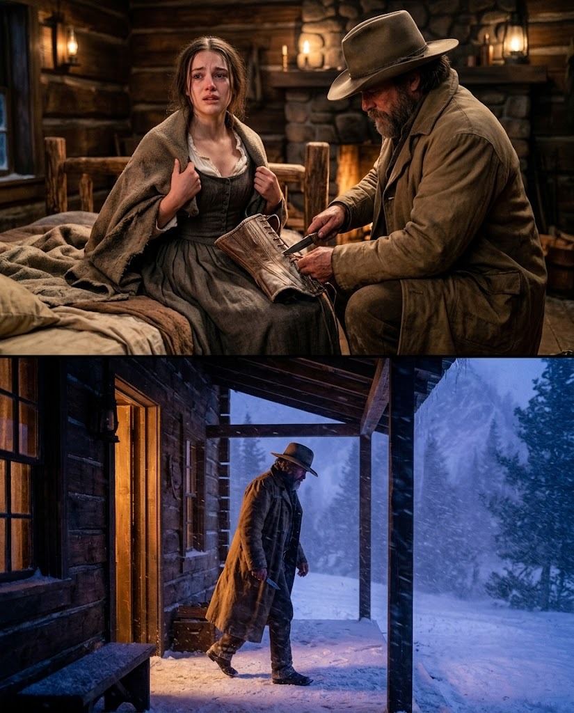Her Father Sold Her to a Mountain Man to Settle His Debts—On Their Wedding Night He Cut Her Frozen Corset Free and Walked Back Out Into the Storm