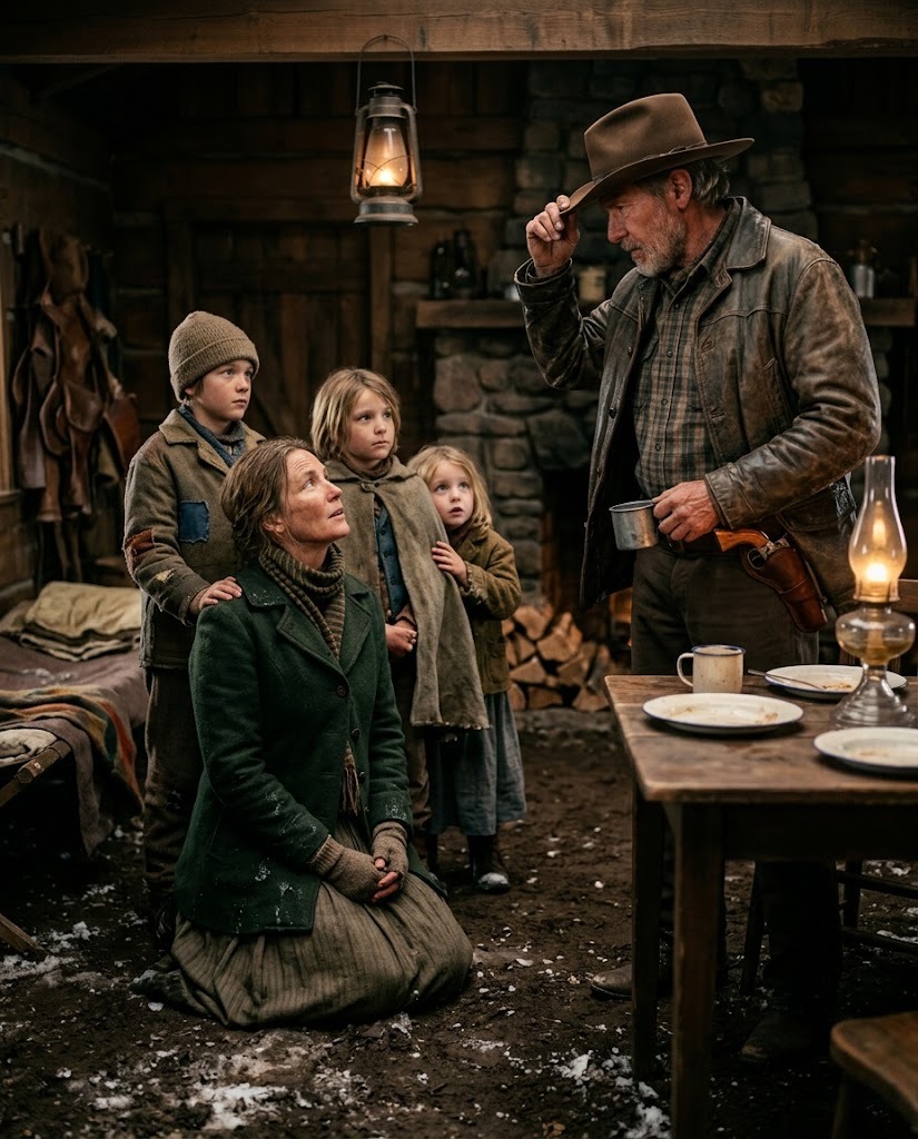She Fell to Her Knees in Frozen Mud With 3 Children Behind Her—The Man Who Had Refused Everyone for 30 Years Told Her to Be Ready at First Light