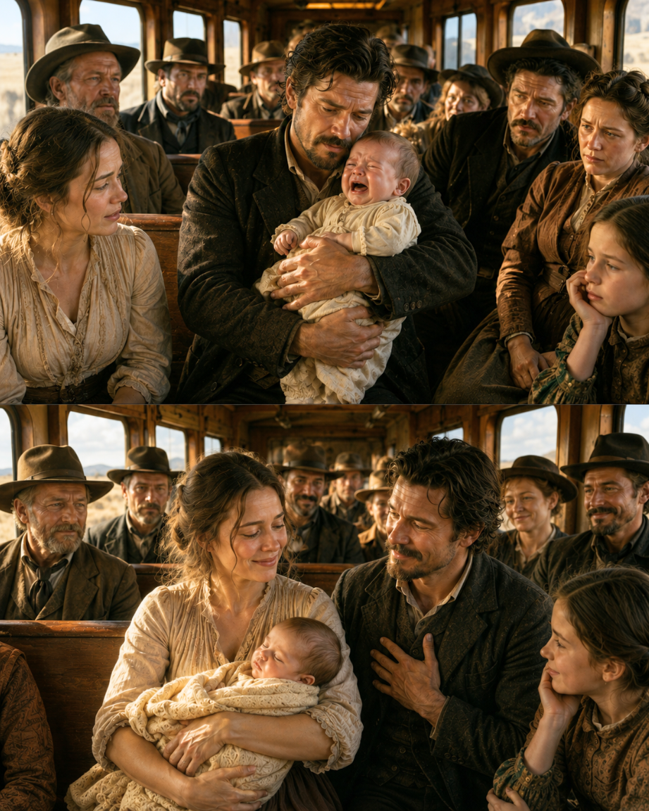 The Baby Had Been Screaming for 3 Days Straight and Every Passenger Had Given Up—Then the Widow in the Corner Did Something That Made Every Jaw Drop