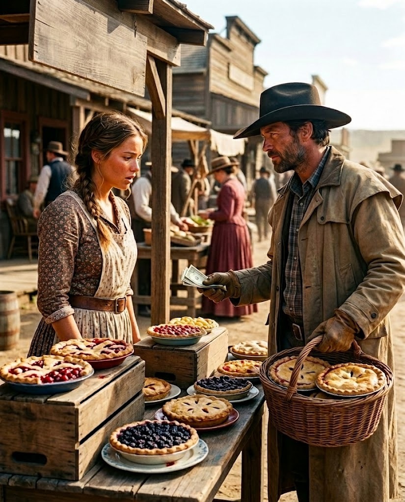 When a Stranger Bought All Her Pies Without Asking the Price, She Knew He Was Either a Fool or Something Far More Dangerous