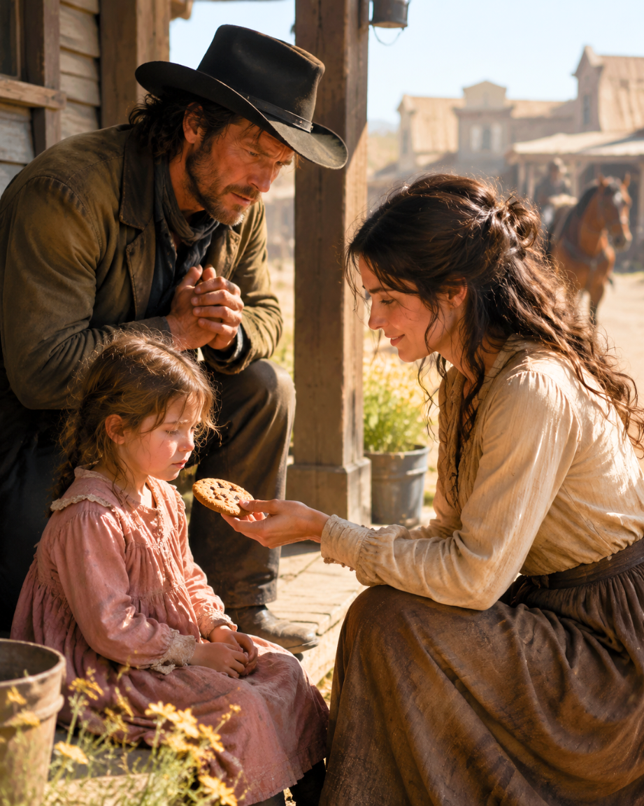 He Begged a Stranger to Make His Daughter Eat Again—She Was the Woman the Whole Town Mocked, and She Did It With One Cookie