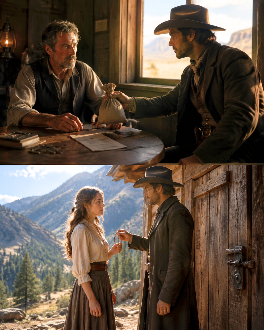 He Paid Her Father’s Debt and Brought Her Up the Mountain—Then Put a Lock on Her Door and Handed Her the Key