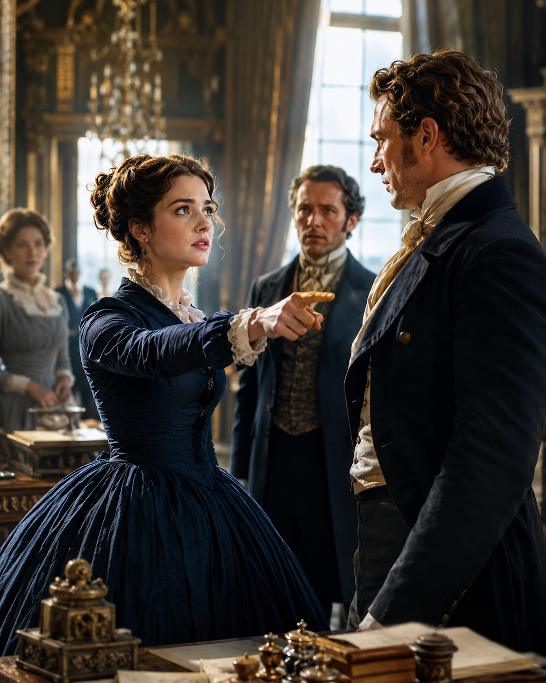 The Duke Told the Governess to Hold Her Tongue – So She Exposed His Broker in Portuguese