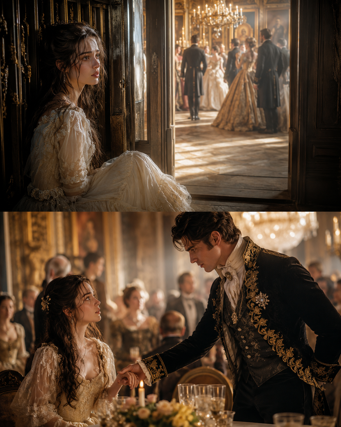 Her family locked her in the background — until the duke demanded she sit beside him.